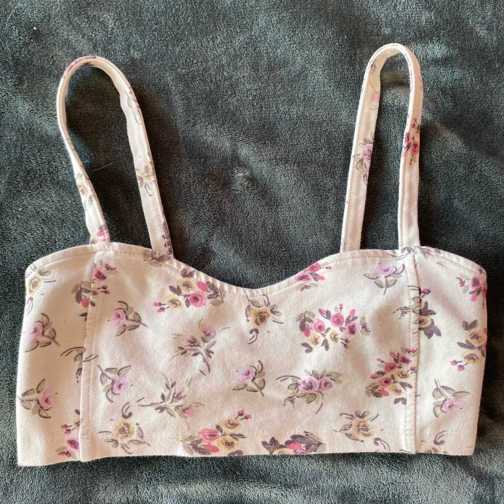 Brandy Melville Floral Bralette